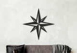 Rose of the winds, wooden nautical star decor, compass wood wall art, compass rose decoration, compass wall decor, north star wall decor