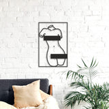 Female body line art, woodsy decor, sensual wood art, naked woman art, female body wall art, nude line wooden art, female line wooden decor