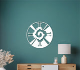 Hunab Ku wood wall decor, mayan wall art, mayan decor, aztec wall decor, aztec art, sacred geometry art, geometric wood art, circular art