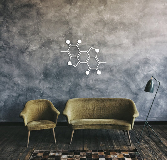 Melanin wall art, chemistry decoration, chemical wooden art, chemistry wall art, chemistry art, doctor office decor, medical office decor