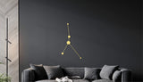Cancer wood art zodiac, cancer constellation, space themed room decor, caner zodiac gifts, horoscope art, hanging wood sign