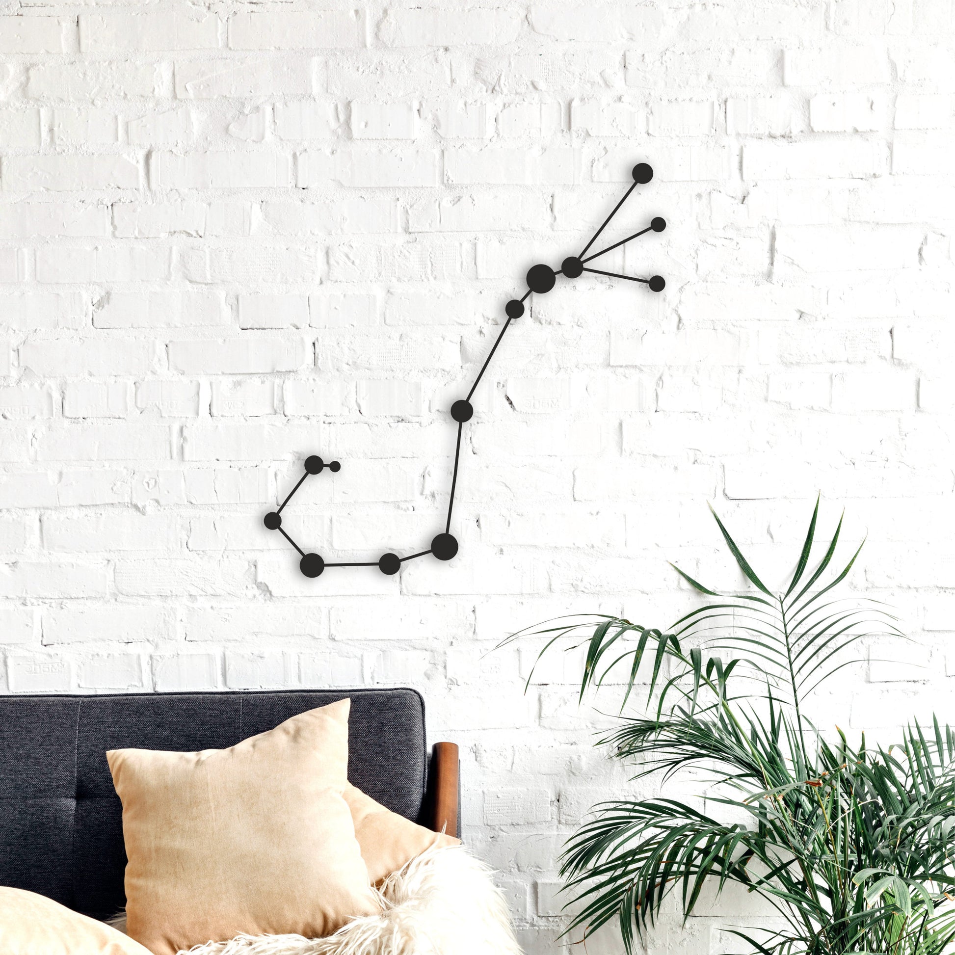 Scorpio constellation, cute scorpio gift, scorpio wall art, custom constellation, scorpio zodiac, stars decor, celestial decor