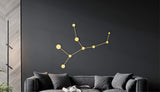 Virgo wood art, space themed room decor, virgo constellation, virgo gifts for women, astronomy wall art, celestial art