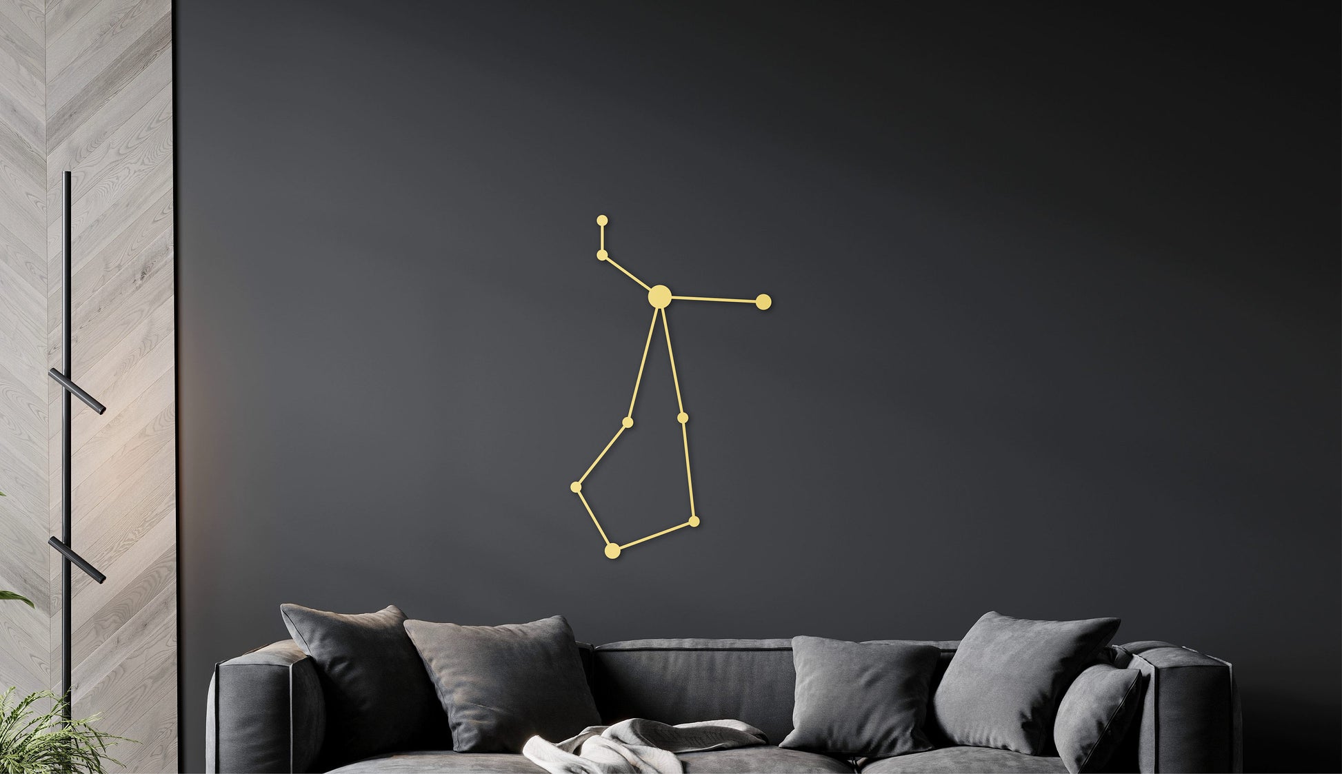 Boötes wall decor, arcturus star, herdsman constellation, celestial decor, greek mythology decor, astronomy decor, constellation art