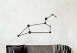 Leo constellation, leo zodiac wood sign, leo wall decor, astronomy wall art, august birtday gift, celestial wood decor