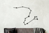 Draco constellation, greek mythology decor, dragon room decor, wall hanging, dragon artwork, celestial decor, star constellation