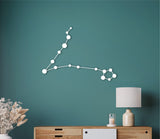 Pisces wood symbol, pisces constellation, pisces wood wall art, february and march birthday gifts, zodiac sign gifts