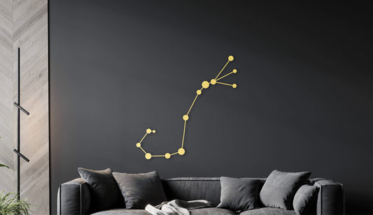 Scorpio constellation, cute scorpio gift, scorpio wall art, custom constellation, scorpio zodiac, stars decor, celestial decor