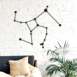 Hercules constellation, ancient greek decor, hercules wood decor, star wall hanging, hercules star art, space themed room decor