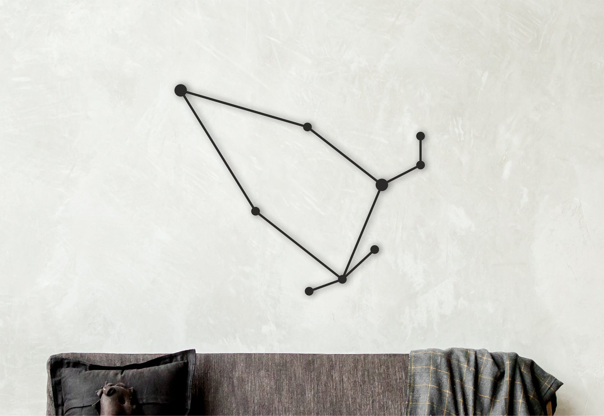 Cepheus constellation, celtic astrology constellation, ancient greek decor, star wall hanging, celestial decor, astronomy gifts